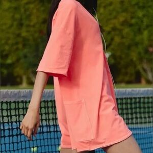 Free People Movement Hot Shot Tee Romper Size Small